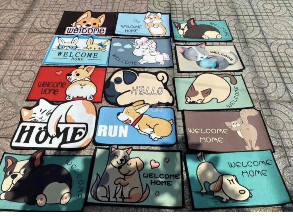 Thảm lót chân Vải Hoạt hình. Mua bán Nội thất, đồ gia dụng khác tại Quận 4 Tp Hồ Chí Minh được đăng bởi Nhân hình 1