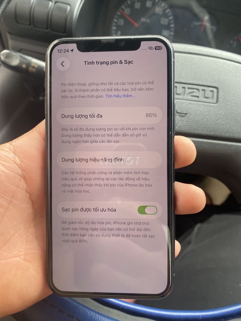 Apple iPhone 11 Pro Xám 86%. Mua bán Điện thoại tại Quận 12 Tp Hồ Chí Minh được đăng bởi Nguyễn ngoc long hình 1