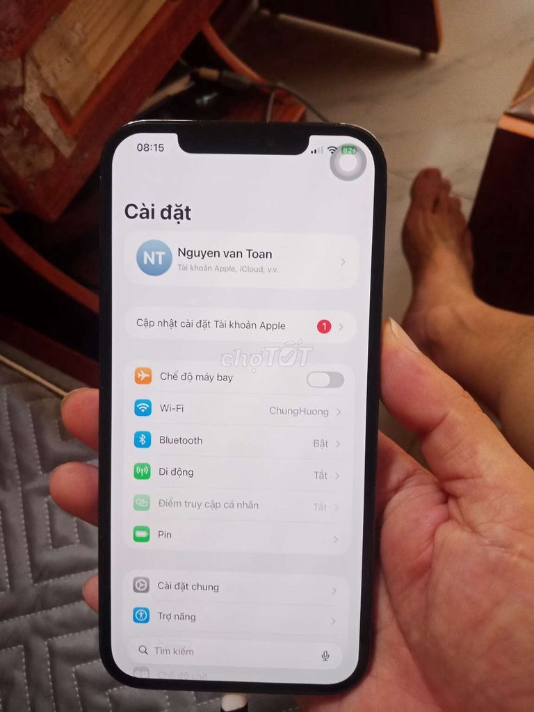 Apple iPhone 12 Pro Max 128GB Xám Đã sử dụng. Mua bán Điện thoại tại Thành phố Bắc Giang Bắc Giang được đăng bởi Chung Phan hình 1