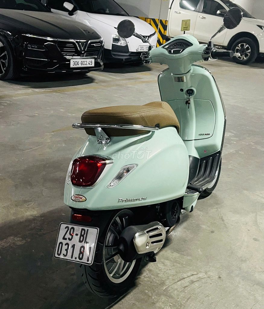 Piaggio Vespa Primavera 125cc Xanh 1300km. Mua bán Xe máy tại Quận Hai Bà Trưng Hà Nội được đăng bởi Thu Hương hình 1