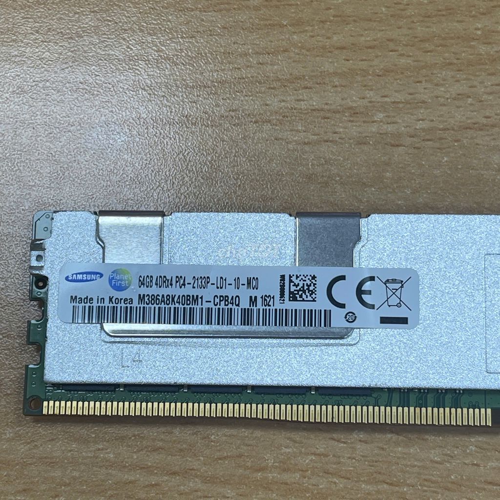 RAM máy chủ Samsung 64GB DDR4 ECC LRDIMM 2133. Mua bán Linh kiện (RAM, Card...) tại Huyện Trảng Bom Đồng Nai được đăng bởi 江緯德 hình 1