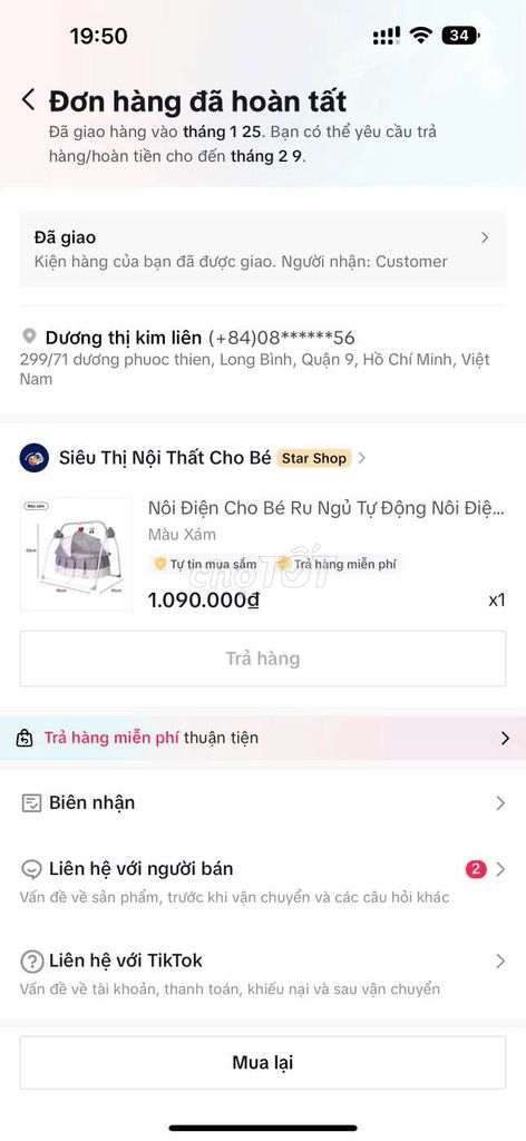 Nôi điện mới mua 1tr090k dùng đc 2 lần