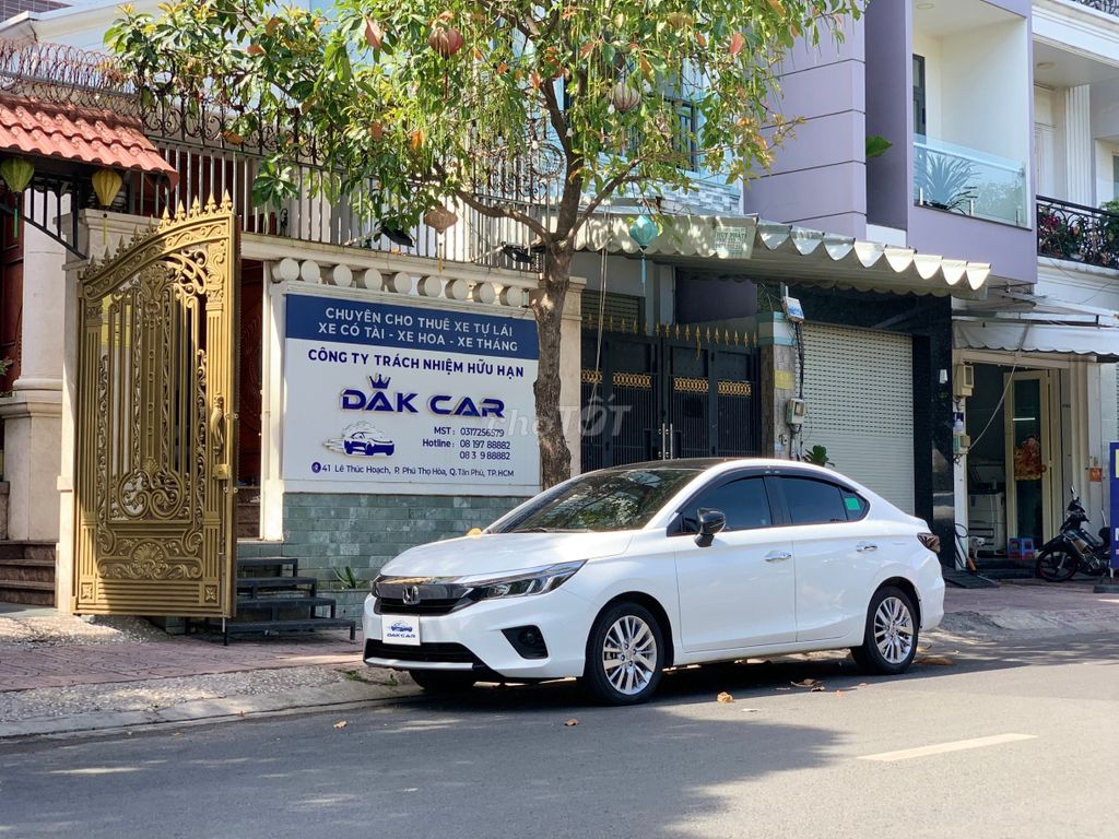 Thuê tự lái Honda City 2022 tại Tp Hcm