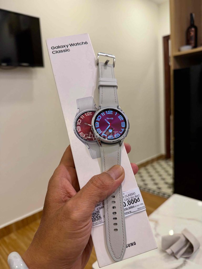 Samsung Watch 6 Classic fullbox như mới BH 01/27. Mua bán Thiết bị đeo thông minh tại Quận Tân Bình Tp Hồ Chí Minh được đăng bởi Nguyễn Scoopy hình 1