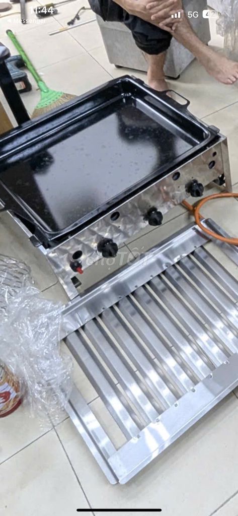Thanh Lý Bếp Nướng Gas Inox 3 Họng Đốt Mới 99%. Mua bán Bếp, lò, đồ điện nhà bếp tại Quận Nam Từ Liêm Hà Nội được đăng bởi LỢI hình 1