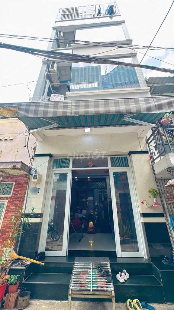 Nhà 4 tầng Bông Sao P5 Q8 - 3PN 4WC - Hẻm gần 4m - Giá 4,95 tỷ