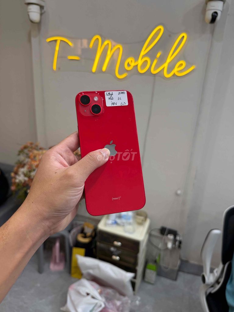 14 Plus 128GB Quốc Tế mực bé Đỏ zin all. Mua bán Điện thoại tại Quận Thanh Xuân Hà Nội được đăng bởi Ngô Tráng T Mobile hình 1