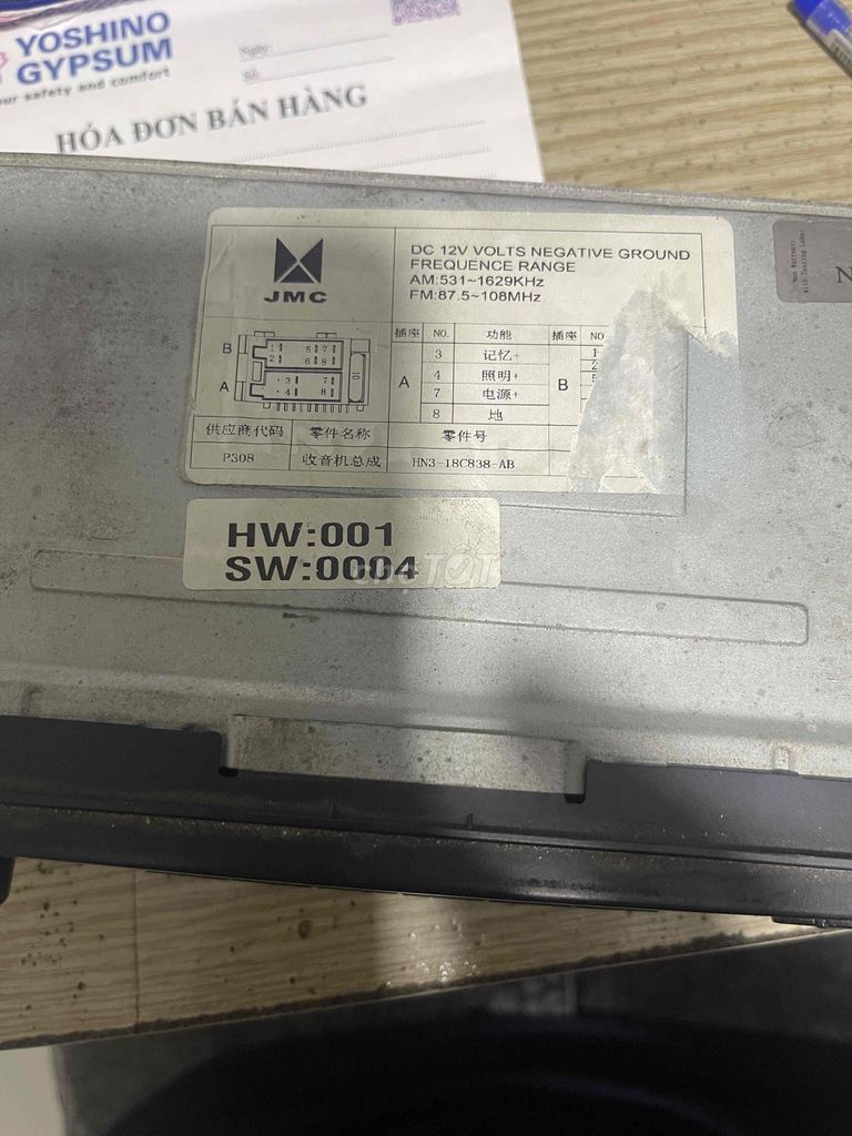 Đài ô tô JMC Đen. Mua bán Phụ tùng xe tại Thành phố Thủ Dầu Một Bình Dương được đăng bởi TienPhat hình 3