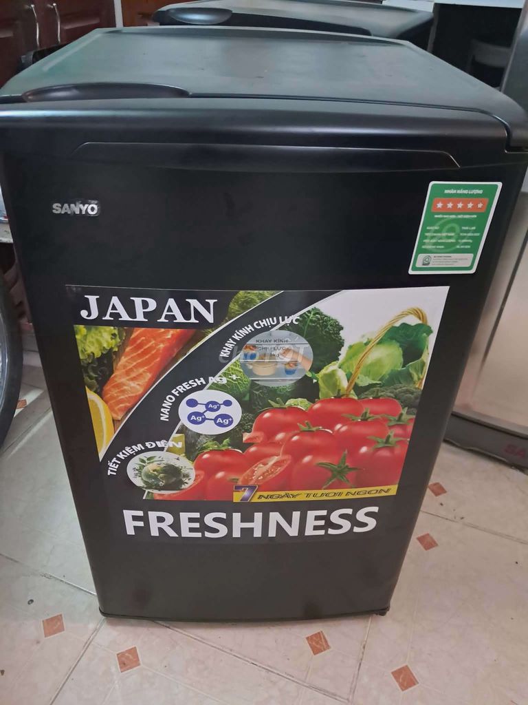 Tủ lạnh Sanyo 93L Đen. Mua bán Tủ lạnh tại Quận Ninh Kiều Cần Thơ được đăng bởi ĐIỆN LẠNH HOÀNG KHẢI hình 1