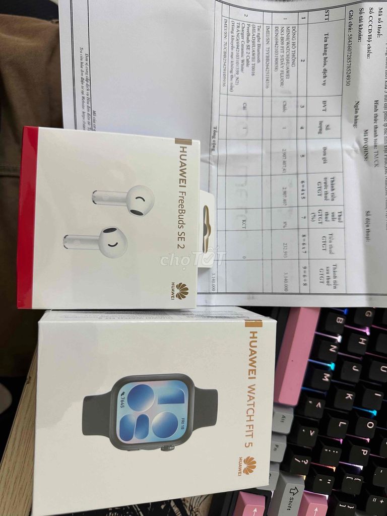Huawei Watch Fit 5 Đen. Mua bán Thiết bị đeo thông minh tại Thành phố Bắc Ninh Bắc Ninh được đăng bởi Heyiu hình 1