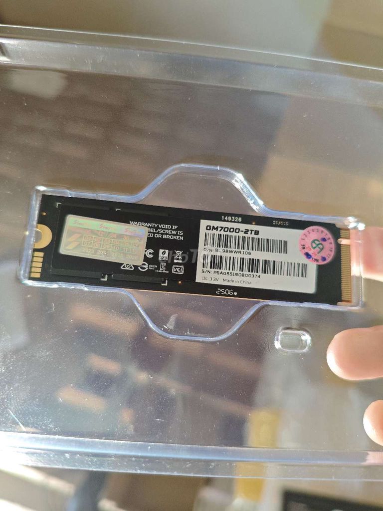 Ổ cứng SSD Gammix GM7000 2TB Chưa sử dụng. Mua bán Linh kiện (RAM, Card...) tại Huyện Lai Vung Đồng Tháp được đăng bởi Trần Vinh hình 1