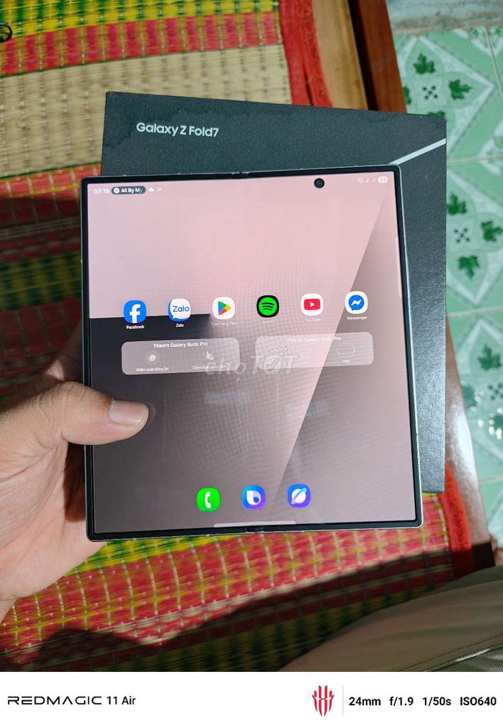  Galaxy Z Fold7 12GB/256GB Bạc 9 hãng SSVN 98,9%. Mua bán Điện thoại tại Quận Cái Răng Cần Thơ được đăng bởi Tran Thien hình 1