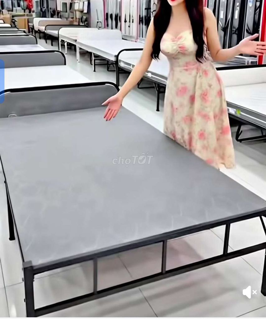 Giường xếp Sắt  1m2 . Mua bán Giường, chăn ga gối nệm tại Quận Gò Vấp Tp Hồ Chí Minh được đăng bởi van pham hình 1