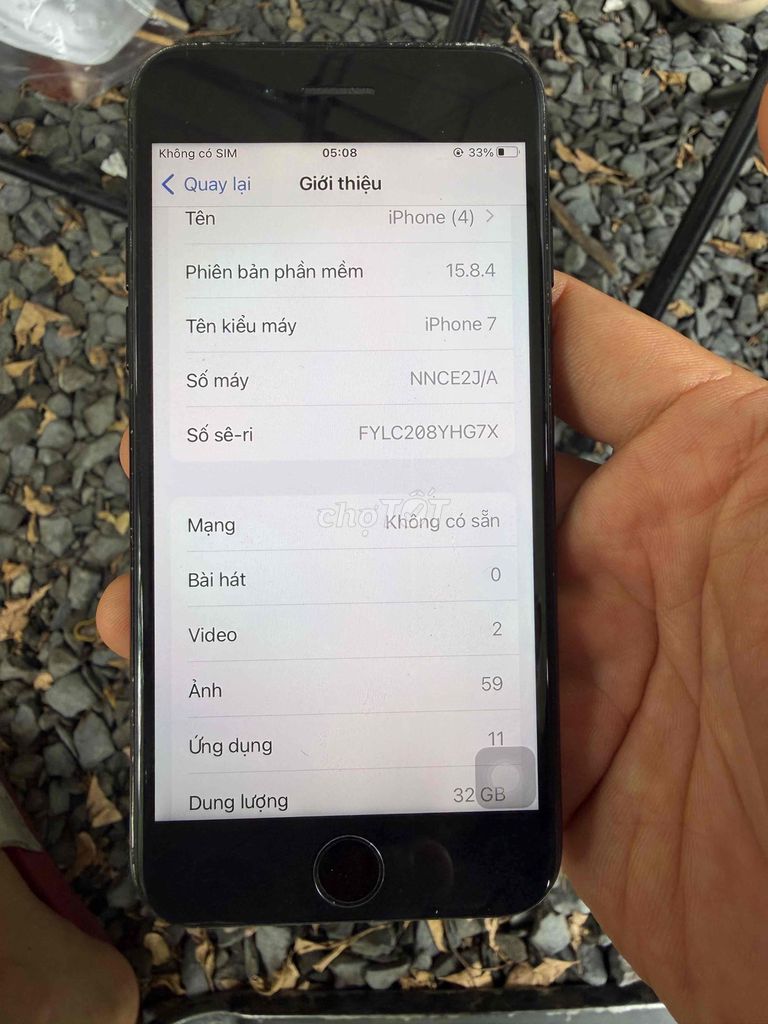 iPhone 7 32GB Đen. Mua bán Điện thoại tại Quận Phú Nhuận Tp Hồ Chí Minh được đăng bởi Thanh nam hình 1