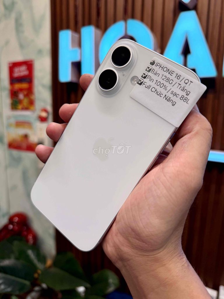 🍎 IPHONE 16   / Quốc Tế 128G. Mua bán Điện thoại tại Thành phố Huế Thừa Thiên Huế được đăng bởi Hoàng Lộc Smartphone  hình 1