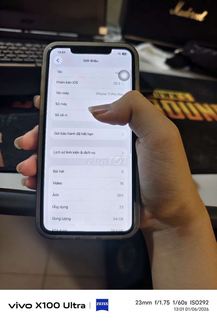 iPhone 11 Pro Max 64GB Vàng. Mua bán Điện thoại tại Quận Hoàng Mai Hà Nội được đăng bởi Quân Mai hình 1