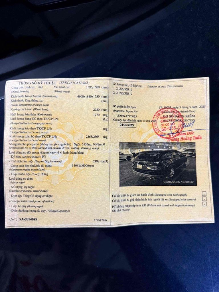 Mazda CX 8 2020 Premium - 79481 km. Mua bán Ô tô tại Thành phố Thủ Đức Tp Hồ Chí Minh được đăng bởi Nguyen Thi Thanh Thao hình 4