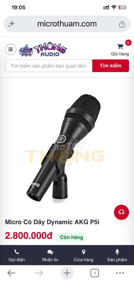 Micro thu âm livestream AKG P5i. Mua bán Tivi, Âm thanh tại Quận Bình Tân Tp Hồ Chí Minh được đăng bởi sang hình 1