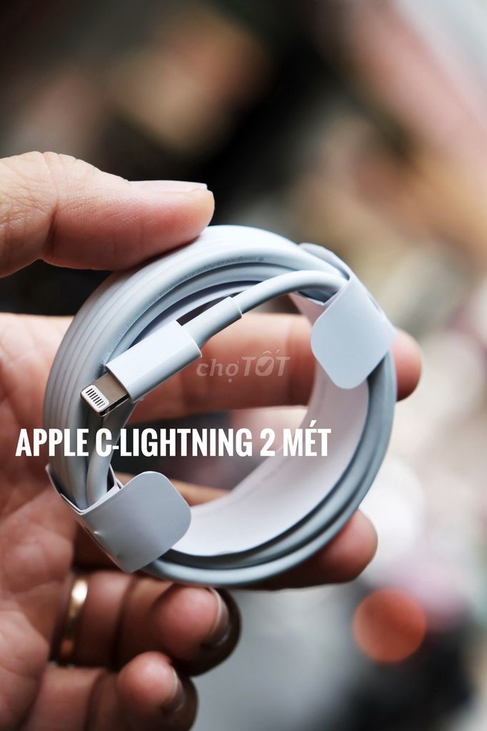 Cáp sạc Apple C-Lightning 2mét Chính Hãng . Mua bán Phụ kiện (Màn hình, Chuột...) tại Quận Tân Bình Tp Hồ Chí Minh được đăng bởi APPLE ZIN hình 1