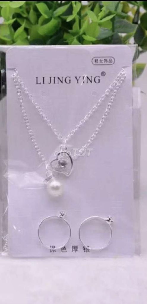 Bộ trang sức Nữ Bạc. Mua bán Phụ kiện thời trang khác tại Thành phố Vĩnh Long Vĩnh Long được đăng bởi ST STORE chuyên sỉ hình 1