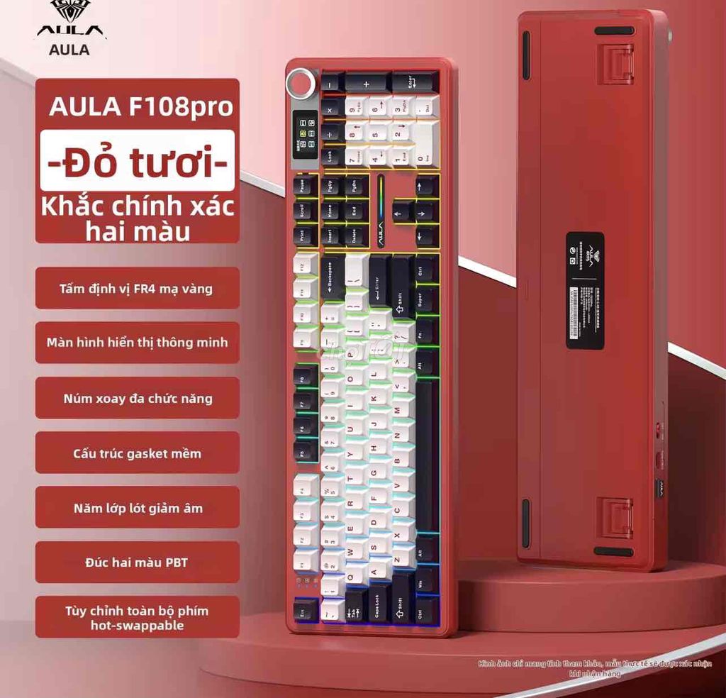 bàn phím cơ Aula F108Pro FR4. Mua bán Phụ kiện (Màn hình, Chuột...) tại Quận Hồng Bàng Hải Phòng được đăng bởi Đặng Tâm hình 1
