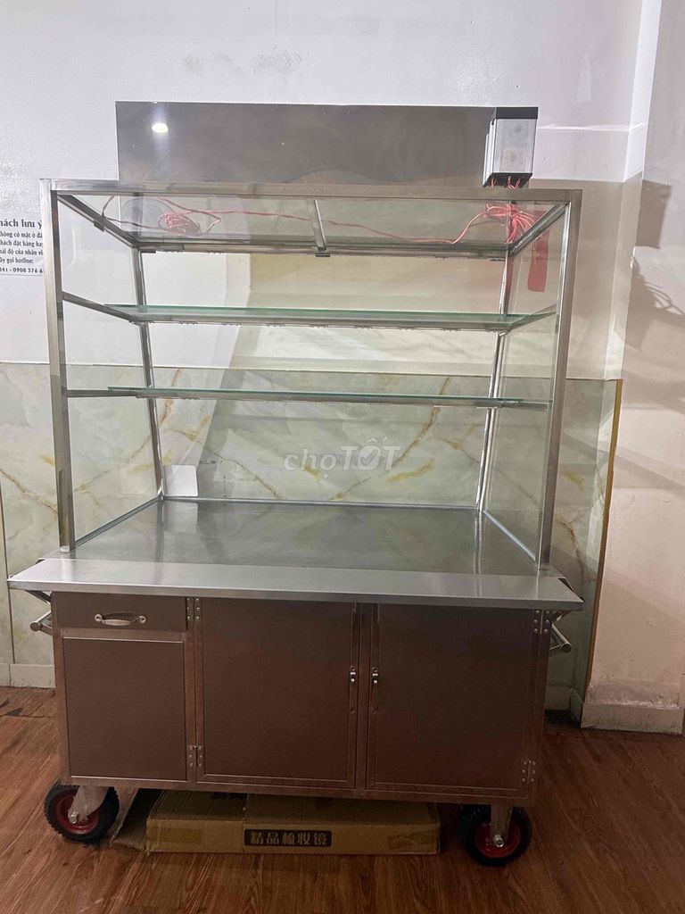 Cần bán tủ trưng bày sản phẩm inox 304