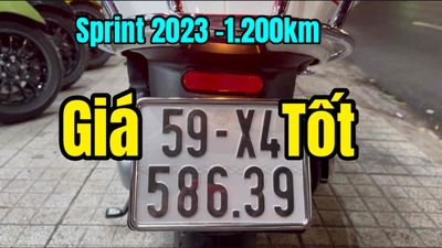 Vespa Sprint 2023 BS Vip odo 1.200km Cam kết 100%