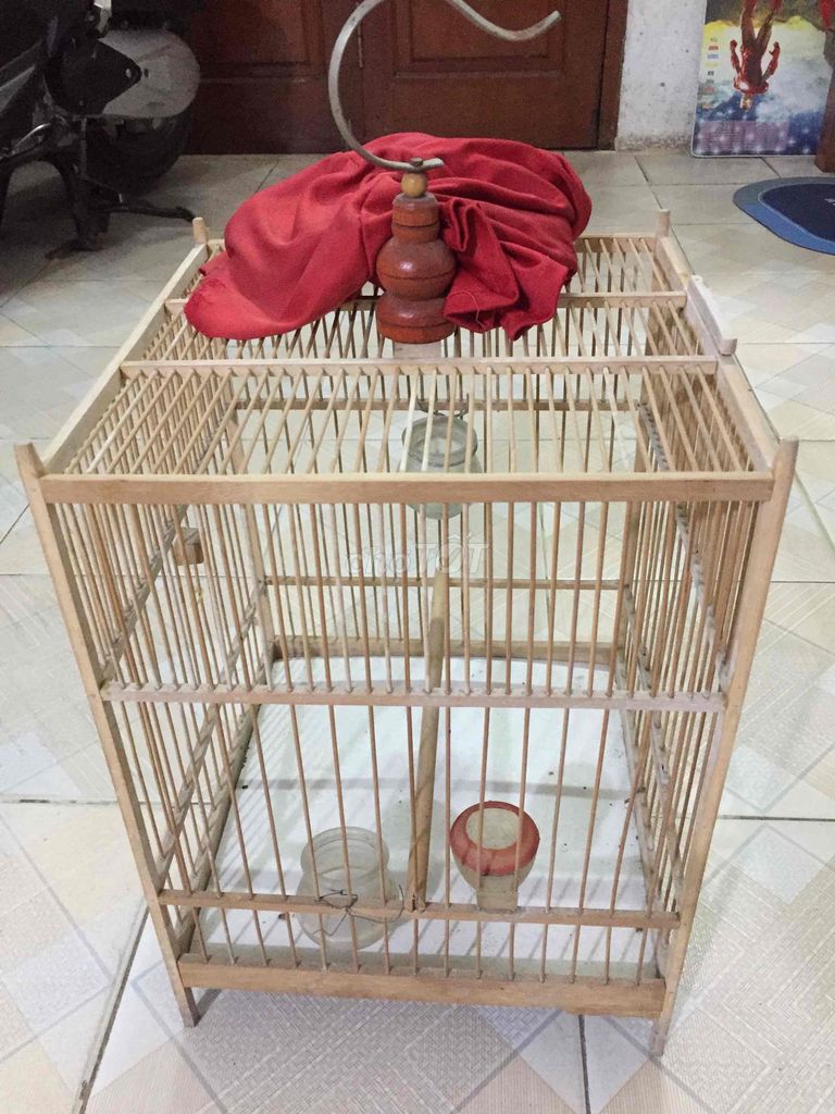 Lồng chim gỗ nuôi chích choè than. Mua bán Phụ kiện, Thức ăn, Dịch vụ tại Quận Tây Hồ Hà Nội được đăng bởi Nguyễn Xuân Phúc hình 1