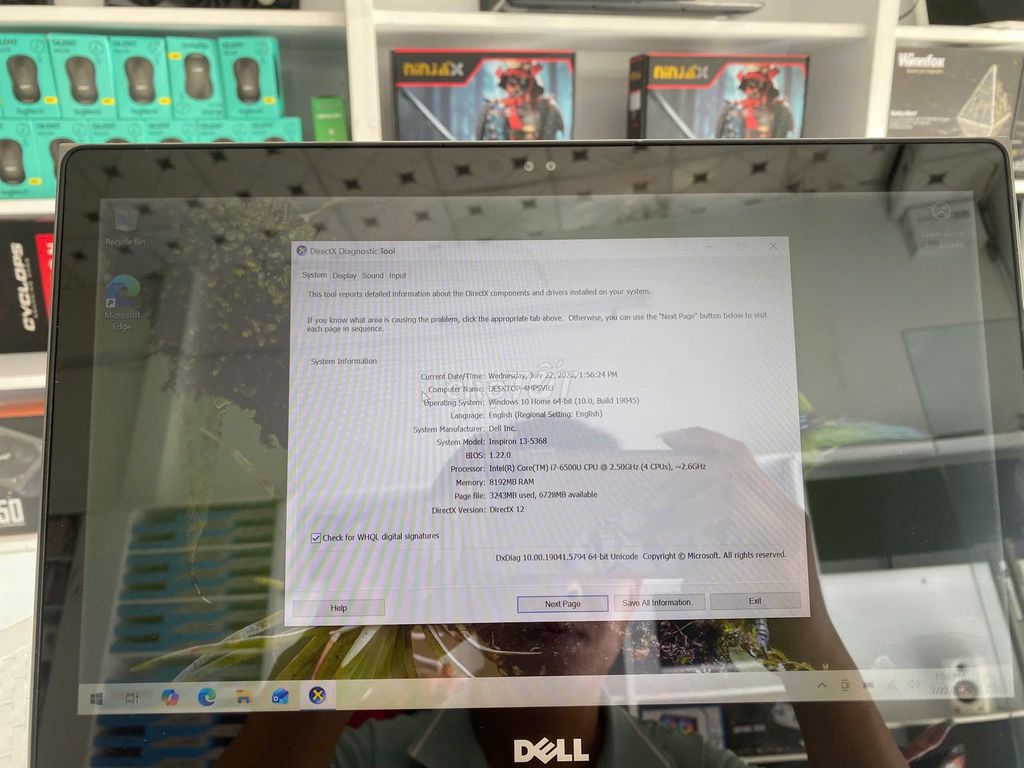 Dell Inspiron 13-5368 i7 6500U 8GB/128GB Xám. Mua bán Laptop tại Thị xã Bến Cát Bình Dương được đăng bởi Pan Lee hình 1
