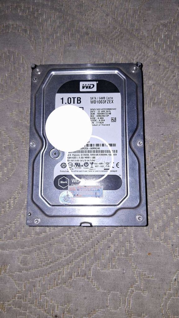 Ổ cứng HDD WD WD1003FZEX 1TB 7200 RPM. Mua bán Linh kiện (RAM, Card...) tại Quận Tân Bình Tp Hồ Chí Minh được đăng bởi Tran Tuan Duy hình 1