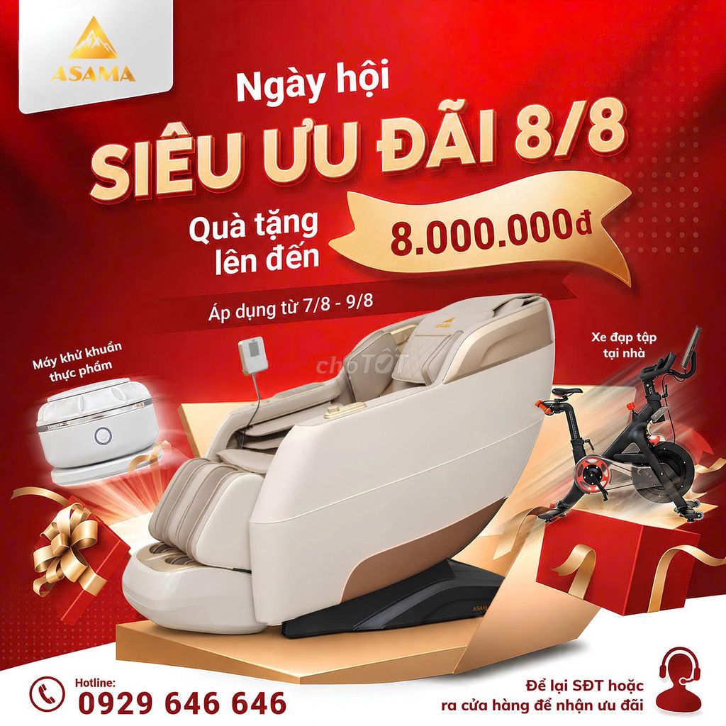 Ghế massage Asama Kem Nâu. Mua bán Bàn ghế tại Thành phố Vũng Tàu Bà Rịa - Vũng Tàu được đăng bởi Thúy Ngân hình 1
