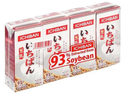 Sữa đậu nành ICHIBAN giá 95k thùng 48h