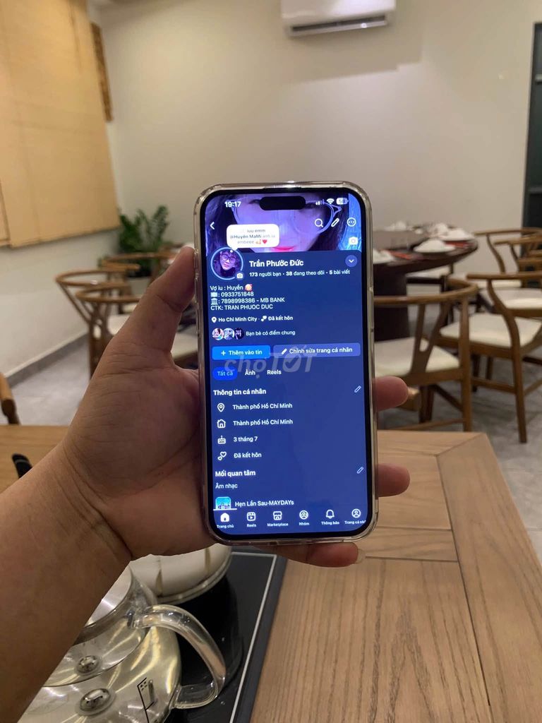 Apple iPhone 15 Pro Max Xám Đã sử dụng. Mua bán Điện thoại tại Quận 5 Tp Hồ Chí Minh được đăng bởi Hội Đồ Điện Tử hình 1