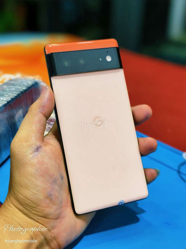 Google Pixel 6 Hồng. Mua bán Điện thoại tại Quận Tân Bình Tp Hồ Chí Minh được đăng bởi Táo Bán Lổ hình 1