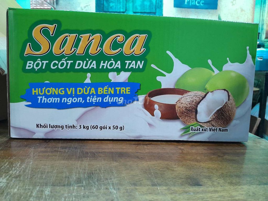 Thanh lí bột cốt dừa Sanca