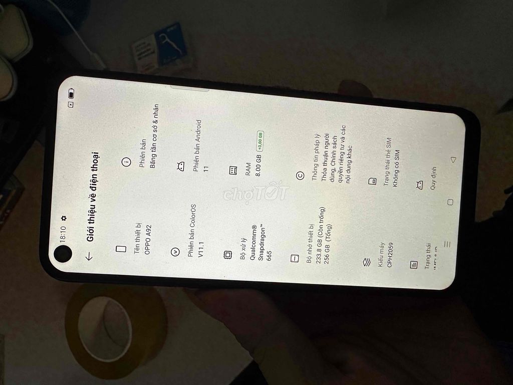 bán oppo a92 256gb