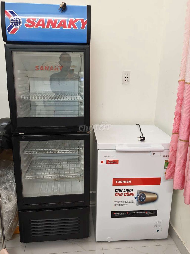 Tủ mát Sanaky 250L Đen tiết kiệm điện. Mua bán Tủ lạnh tại Thị xã Bến Cát Bình Dương được đăng bởi vũ hình 1