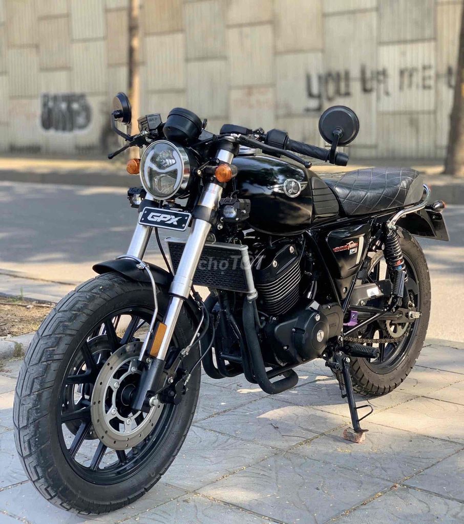 GPX TWIN 250cc  FI xe lướt mới leng keng classic. Mua bán Xe máy tại Quận Cầu Giấy Hà Nội được đăng bởi Tong motor xe may hình 2