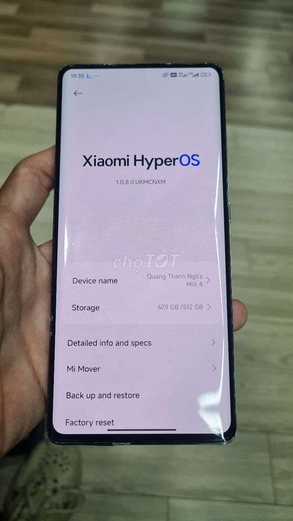 Xiaomi Mi Mix 4 12GB/512GB Đen Đã sử dụng. Mua bán Điện thoại tại Quận Hà Đông Hà Nội được đăng bởi Thành hình 1
