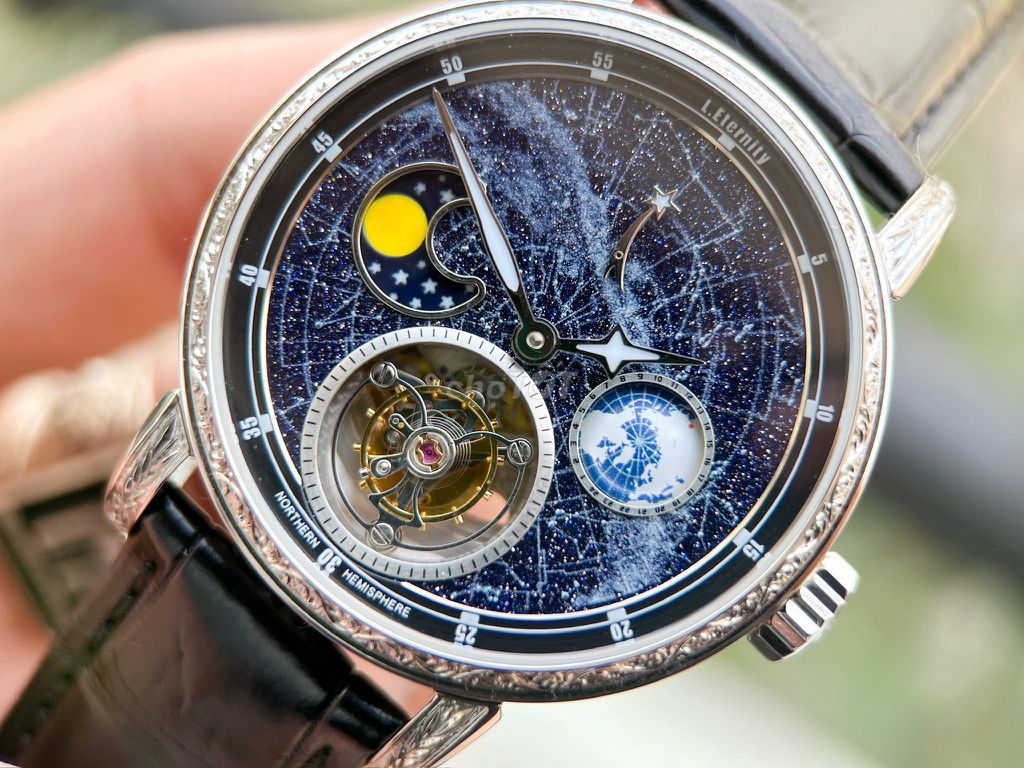 Đồng hồ cơ tourbillon L. Eternity Meteor Milky Way. Mua bán Đồng hồ tại Quận Hoàng Mai Hà Nội được đăng bởi Hoà Hồ Authentic  hình 1
