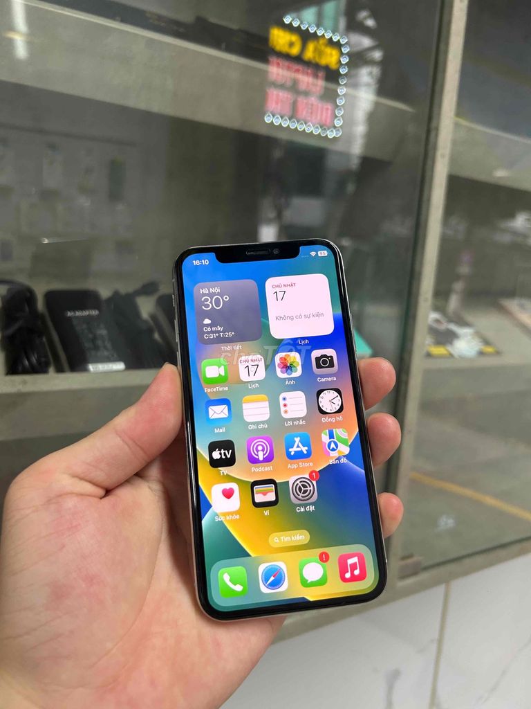 iPhone X 64GB Trắng. Mua bán Điện thoại tại Quận Hải Châu Đà Nẵng được đăng bởi Văn Quý hình 1