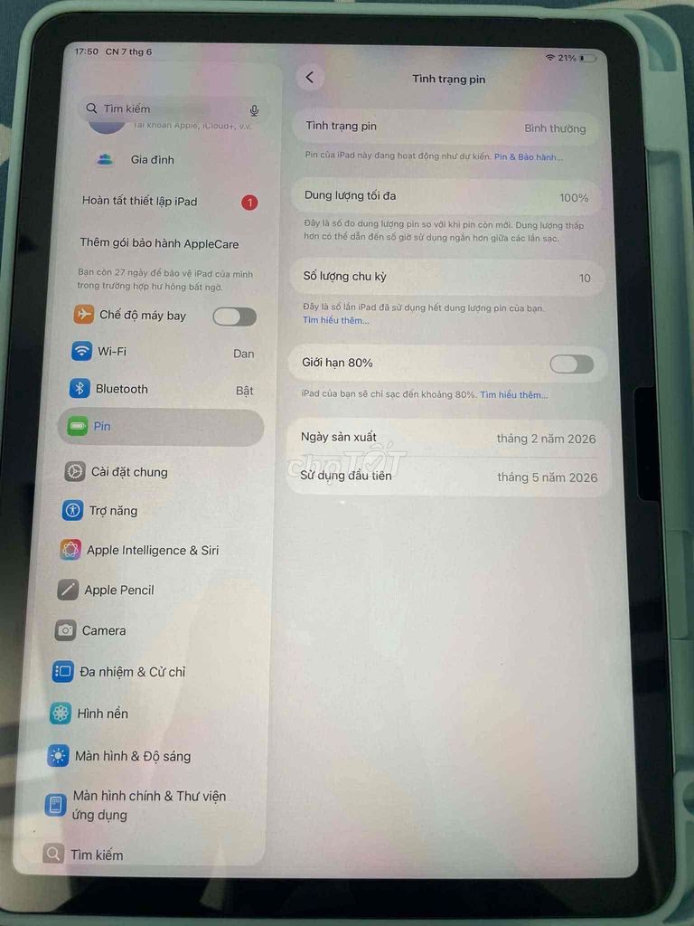 Apple iPad Air 11 M4 128GB Xám. Mua bán Máy tính bảng tại Quận 12 Tp Hồ Chí Minh được đăng bởi Võ Quốc Gia hình 1