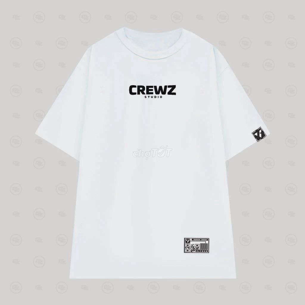 Ao Local Brand In Hình Crewz Chất Liệu Cotton