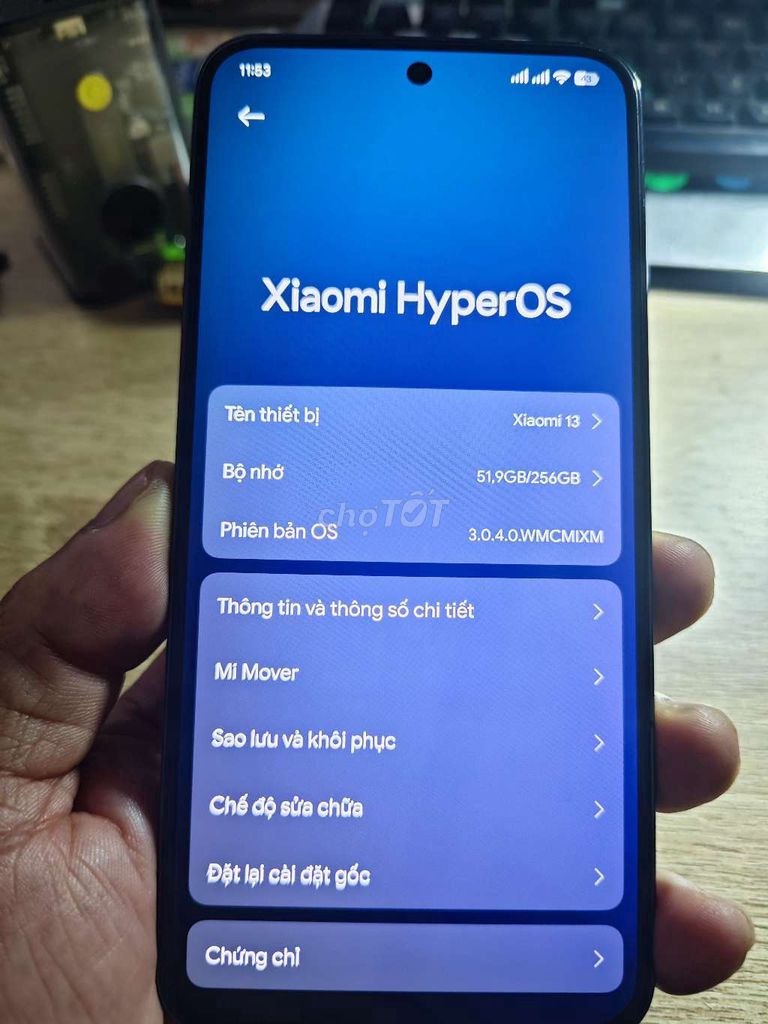 Xiaomi 13 12GB/256GB Đã sử dụng. Mua bán Điện thoại tại Thành phố Thuận An Bình Dương được đăng bởi Thanh vinh hình 1