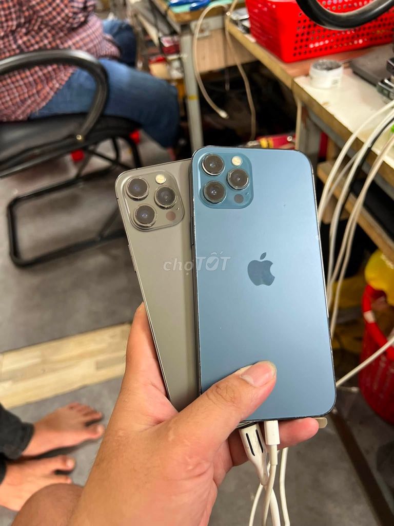 Apple iPhone 12 Pro Max Xám, Xanh. Mua bán Điện thoại tại Thành phố Thủ Đức Tp Hồ Chí Minh được đăng bởi Hội Đồ Điện Tử hình 1