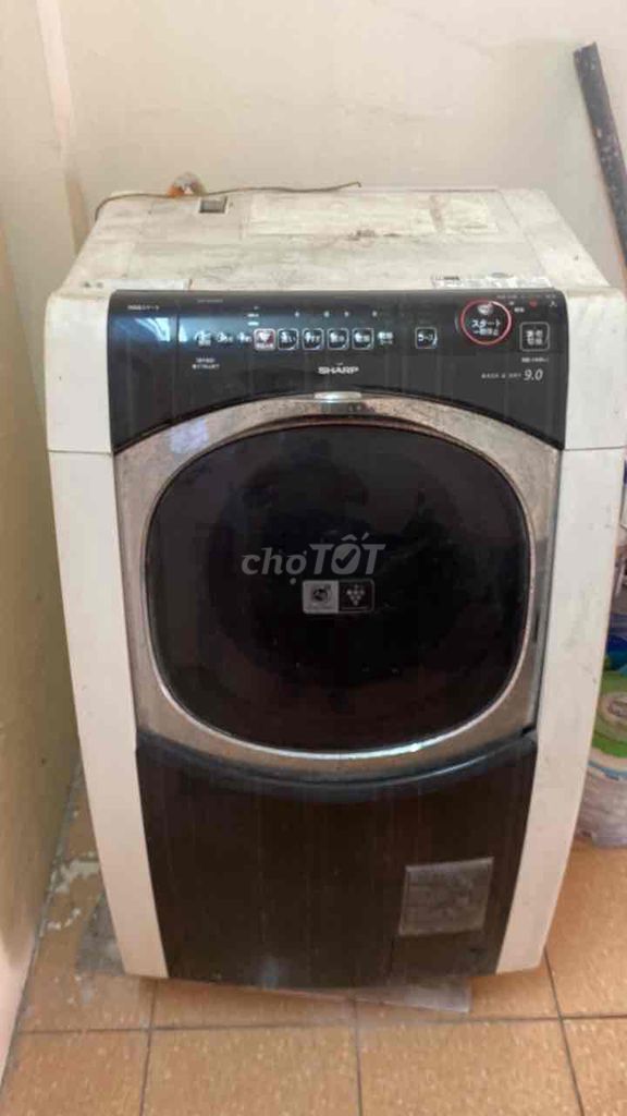 Máy giặt Sharp 9kg cửa trước. Mua bán Máy giặt tại Quận Tân Bình Tp Hồ Chí Minh được đăng bởi tung nguyen hình 1