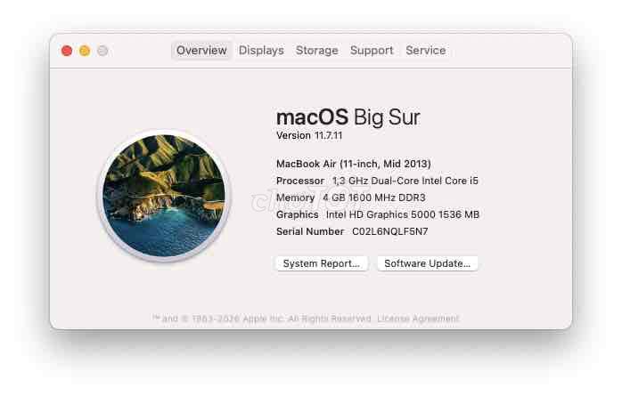 Apple MacBook Air 11-inch i5 4GB/128GB Bạc. Mua bán Laptop tại Thành phố Biên Hòa Đồng Nai được đăng bởi Bùi Lương Duy Vân Vũ hình 1