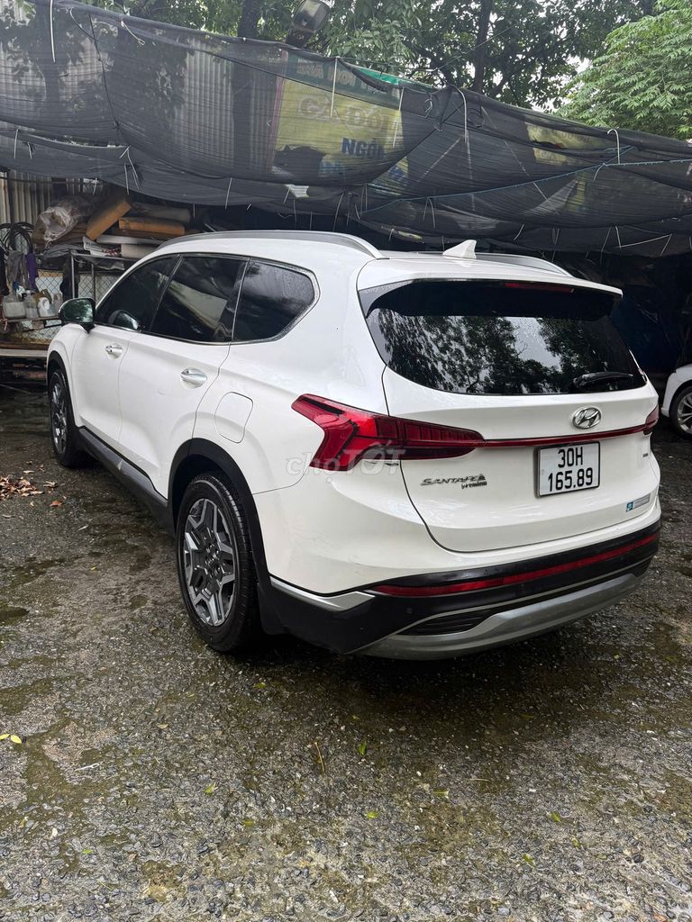 Hyundai SantaFe 2021 Xăng Trắng