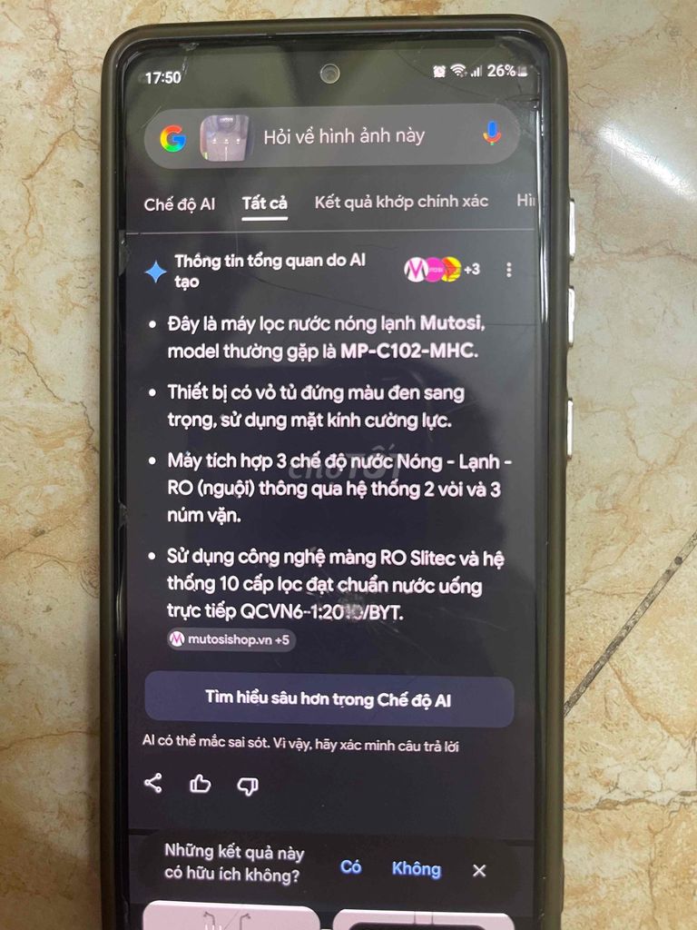 Máy lọc nước Mutosi MP-C102-MHC Đen 2 vòi. Mua bán Bếp, lò, đồ điện nhà bếp tại Quận 3 Tp Hồ Chí Minh được đăng bởi ngô phước long hình 1