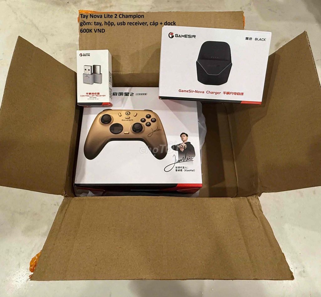 HN-Tay cầm Nova 2 lite Limited Vàng Đồng+dock+usb. Mua bán Thiết bị chơi game tại Quận Cầu Giấy Hà Nội được đăng bởi Cảnh hình 1